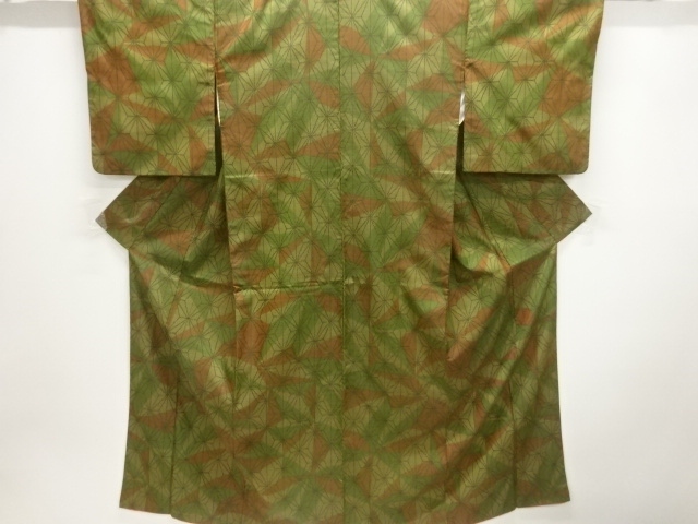 JAPANESE KIMONO / NISHIJN OMESHI / WOVEN ASANOHA 